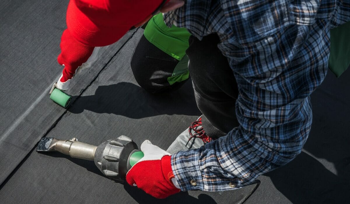 EPDM Roof Membrane Rubber Installation