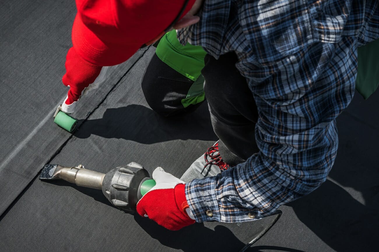 EPDM Roof Membrane Rubber Installation