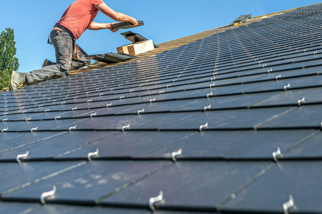 Slate Roof Installation